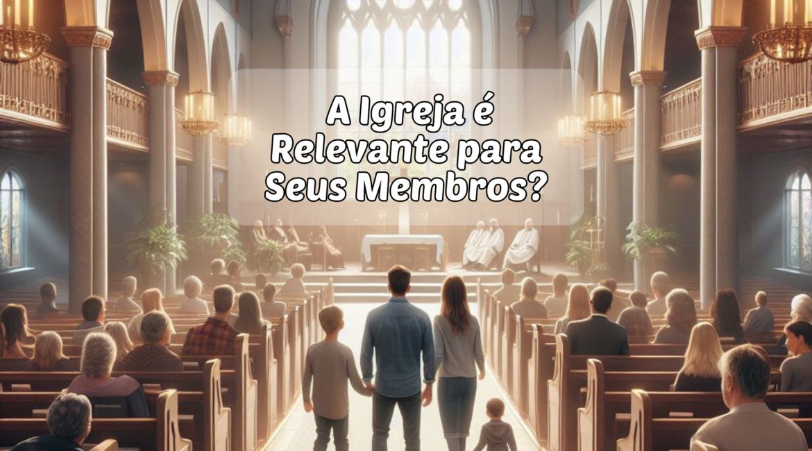 Uma igreja recebendo uma família