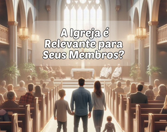Uma igreja recebendo uma família